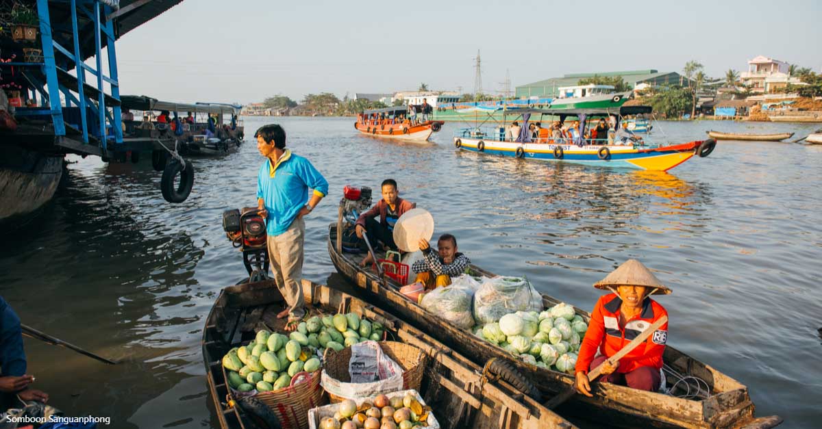 Cần Thơ in the Mekong River Valley