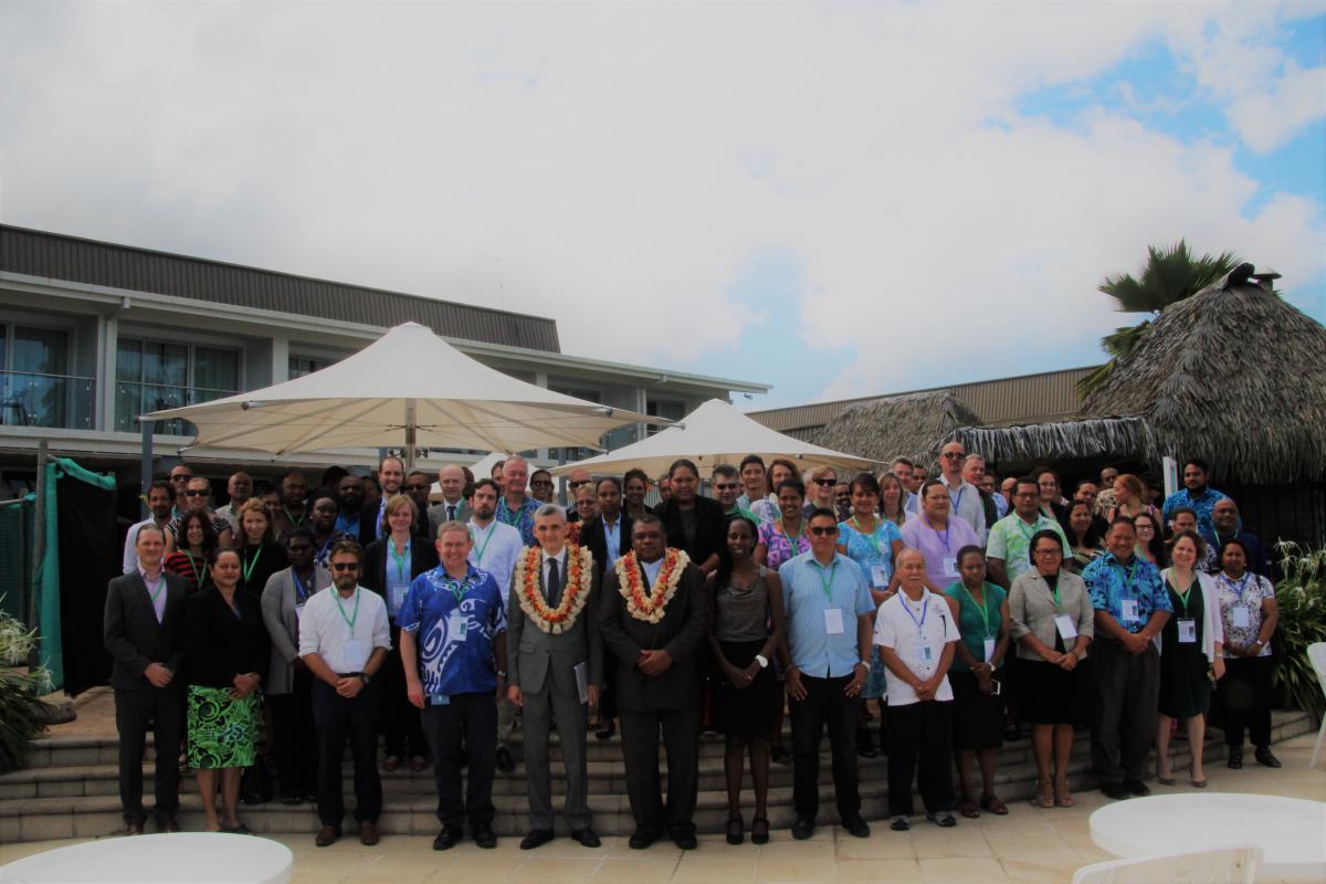 Participants at the recent Pacific Regional Dialogue on Nationally Determined Contributions.